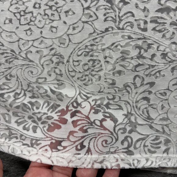 Linea Donatella NWT Lace Nightgown Chemise Slip Dress White Honeymoon Med D175 - Picture 2 of 8